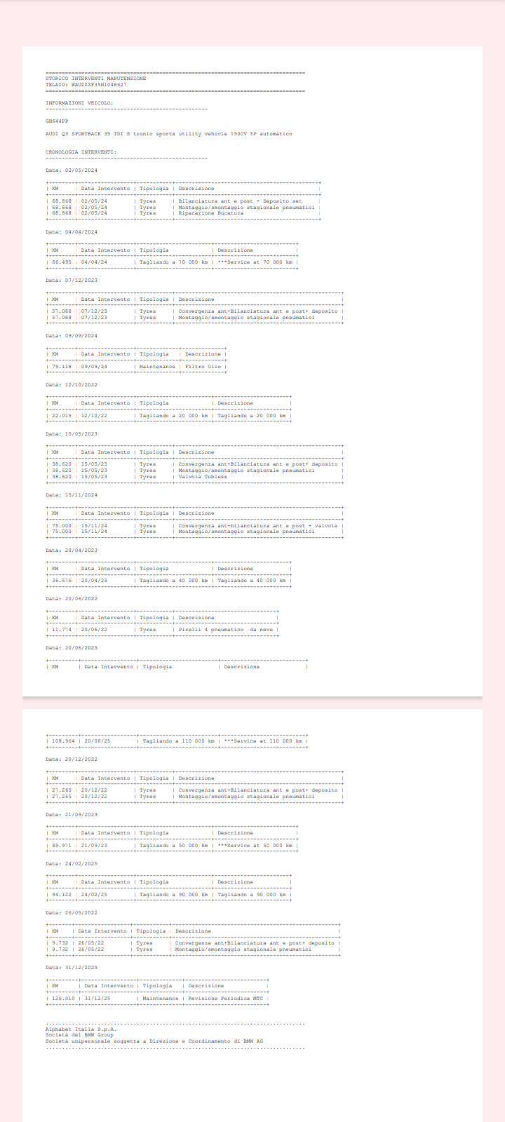 ❌venduta alberton❌.           Audi Q3 Sportback 35 TDI S TRONIC Sequential Diesel.           Anno 12/2021 km 125177